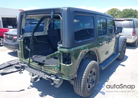 2021 Jeep Wrangler Unlimited Sport 4X4 from USA, damaged, VIN 1C4HJXDG0MW526762